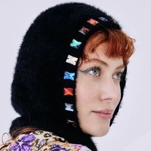 Jocelyn x Terez Bejeweled Balaclava - Black & Multicolor